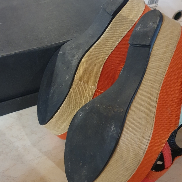 Size 7 Zu colourful wedges - Picture 5 of 8